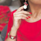 Avenue Chic - Women's Antique Pearl Earrings