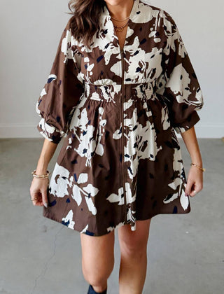 Entro - Zip Up Mini Dress