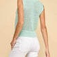Millibon - Crew Neck Crochet Tank Top