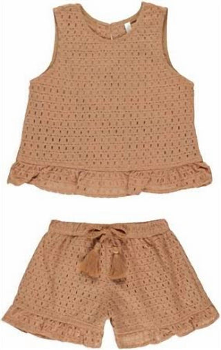 Rylee + Cru - Girl's Grapefruit Leonie Set