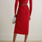 Jason Wu - Long Sleeve Jersey Dress With Cut Out Detail
