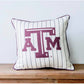 Little Birdie - A&m Pinstripe Pillow
