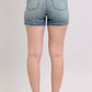 Judy Blue - High Waist V Front Vintage Denim Short