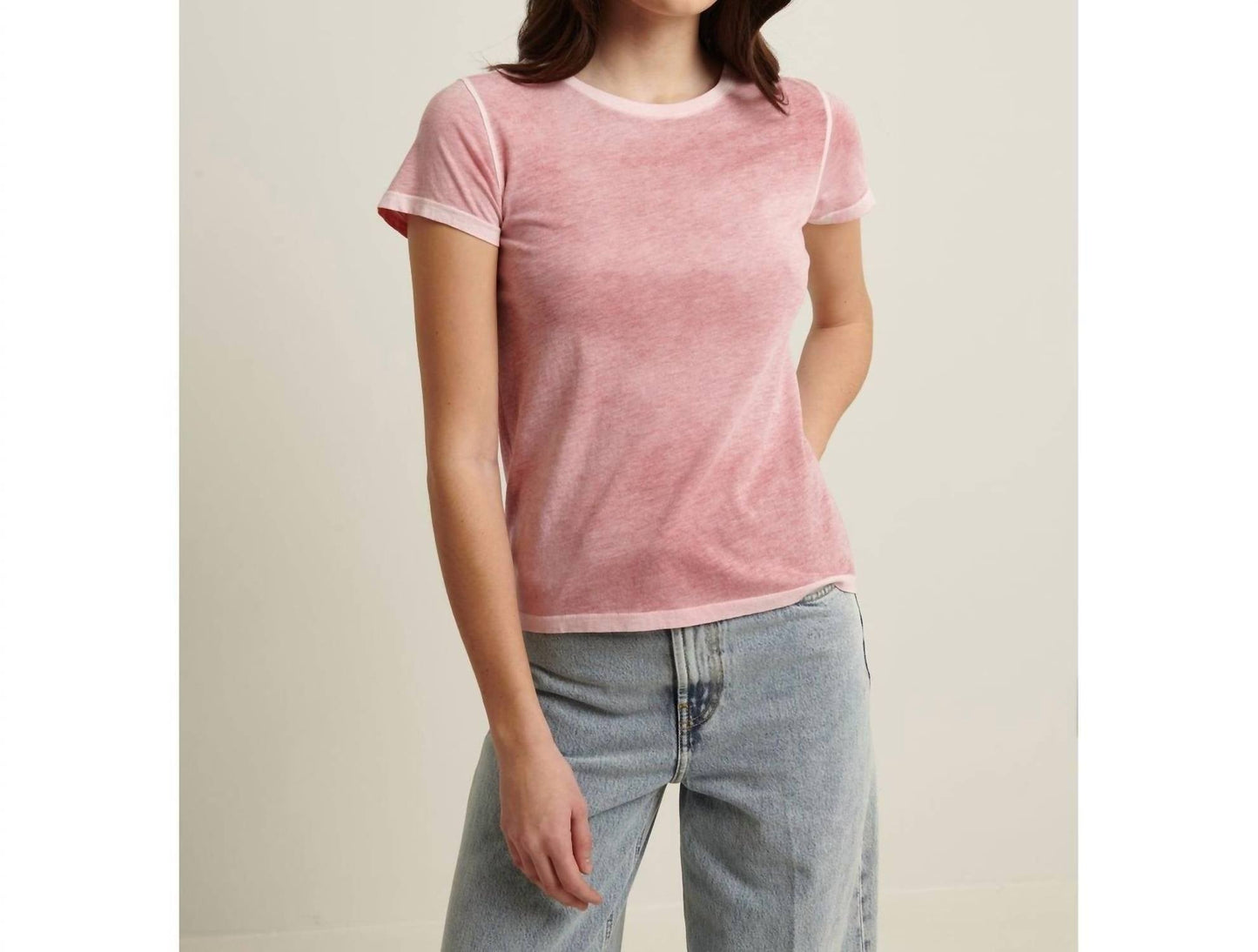 Patrick Assaraf - Reverse Spray Crew Top