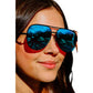 Julia Rose - Women's Kay High Quality Aviator Sunglasses