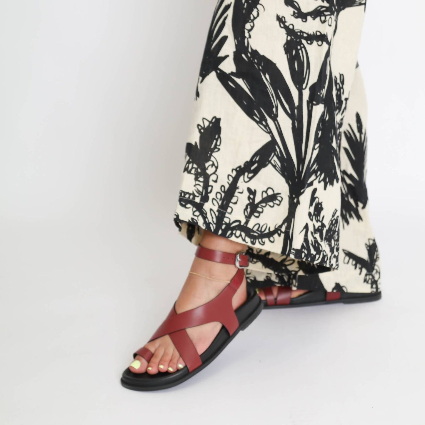 Free People - Women's Anya Criss Cross Hickory Sandal