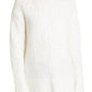 Vince Turtleneck Wool Blend Tunic Sweater in Cream, Size Large