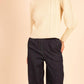 61 Jane - Women's Jewel Neck Puff Sleeve Sweater