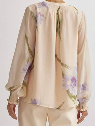 Entro - Chiffon Floral Blouse