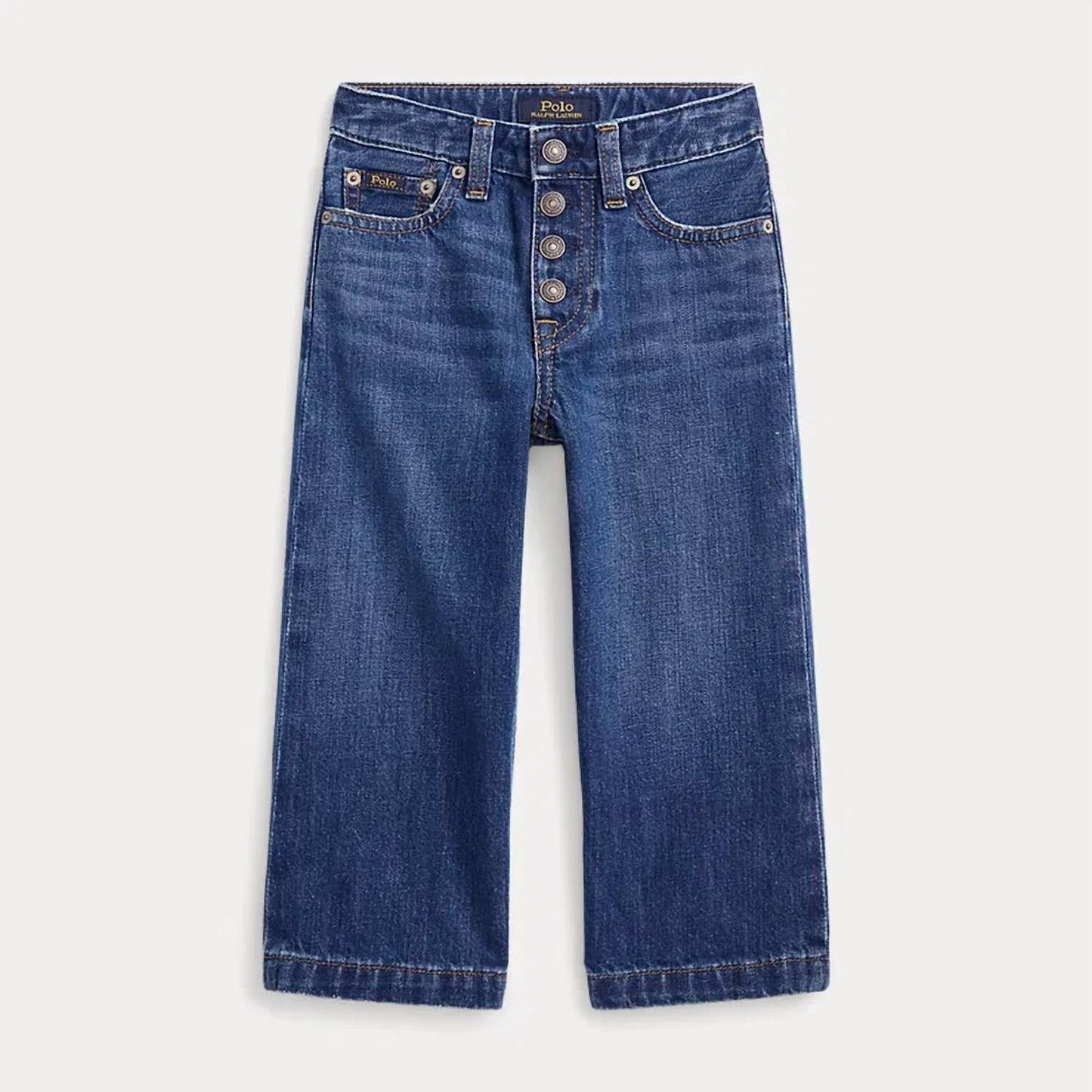 Polo Ralph Lauren - Girls Cropped Wide Leg Jean