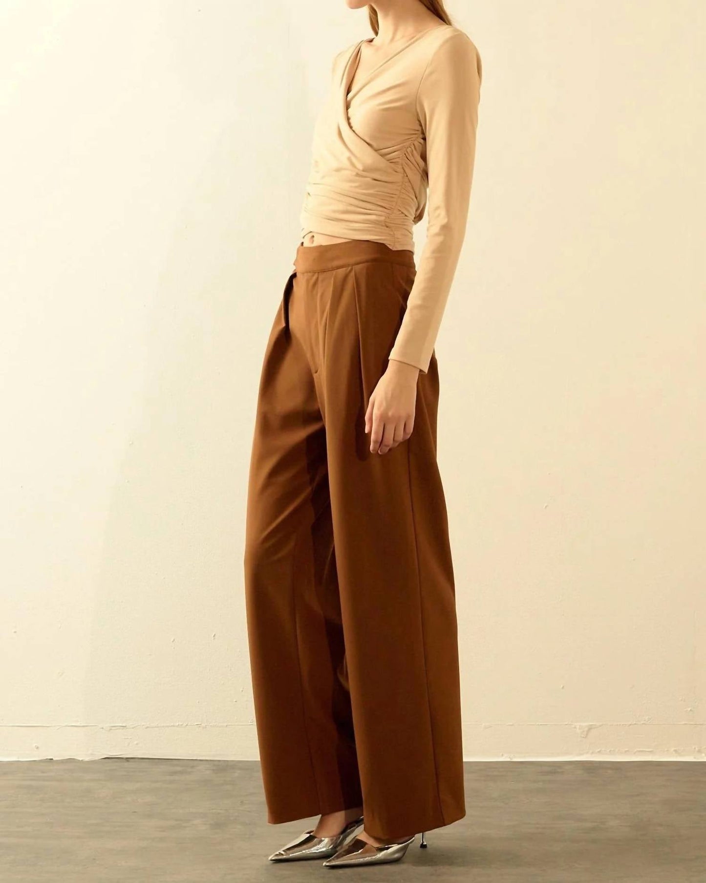 Endless Rose - Shirring Fitted Top