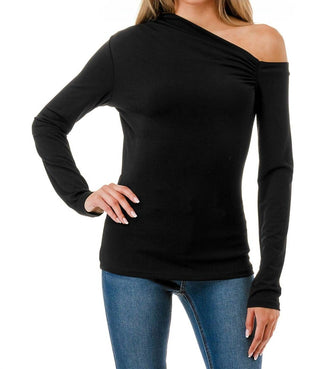 Ariella - Open Shoulder Top