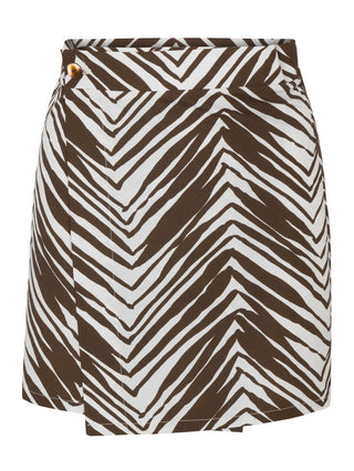 Hevron - Women's Wild Zebra Skirt