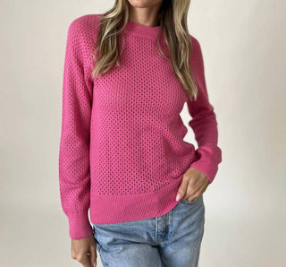 Six/Fifty - Crochet Long Sleeve Sweater