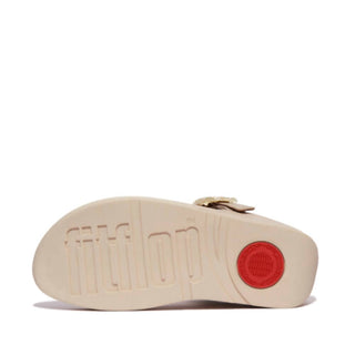 Fitflop - Women's Lulu Crystal Toe Post Buckle Leather Sandal