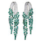 Accessory Concierge - Women's Cascading Flower Drop Earrings