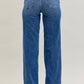 Judy Blue - High Waist Double Button Wide Leg Jeans