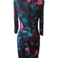Joseph Ribkoff - Floral Keyhole Neck Dress