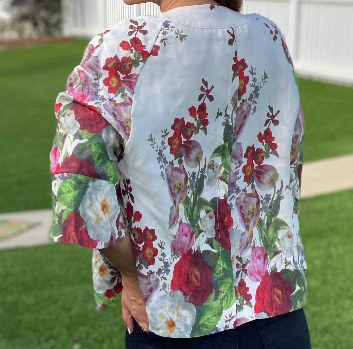 Eva Franco - Rose Linen Coat