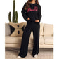 Panhandle - Wide Ribbed Knit Pants