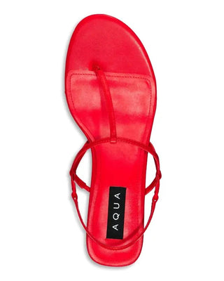 Aqua - Women's T-strap Slingback High-heel Sandals