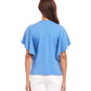 Karen Kane - Flutter Sleeve V-Neck Top