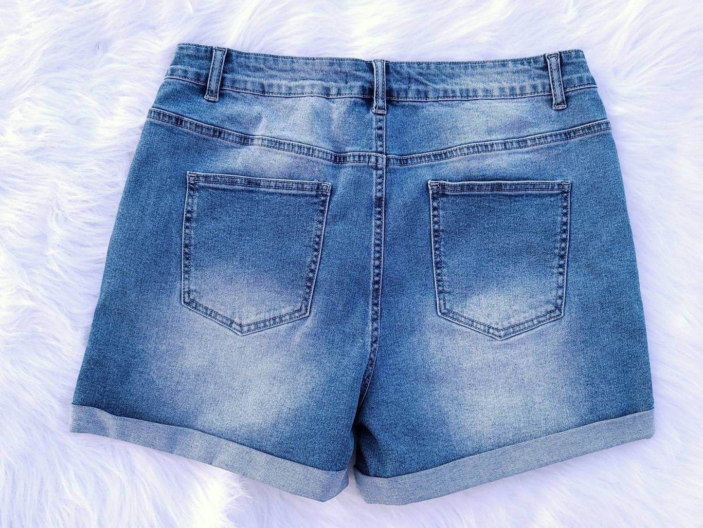 Rubies + Honey - USA Flag Denim Short