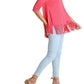 Umgee - Cold Shoulder Fringe Top