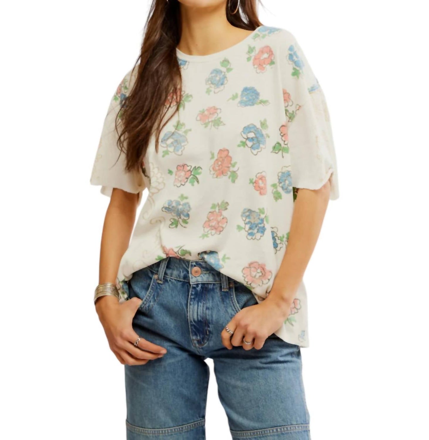 Free People - Nina Boheme Printed Tee