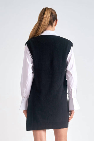 Elan - Sweater/Shirt Combo Dress