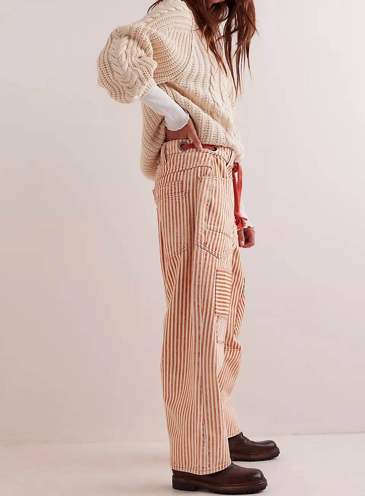 Free People - Moxie Railroad Low Slung Jeans