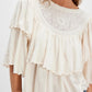 Free People - Rose Party Crew Neck Tee