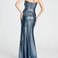 Theia - Women's Sky Draped Strapless Gown