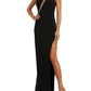 Mac Duggal - One Shoulder Gown With Sheer Embellished Cut Out