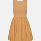 Steve Madden - Palermo Mixed Media Bubble Hem Sleeveless Dress
