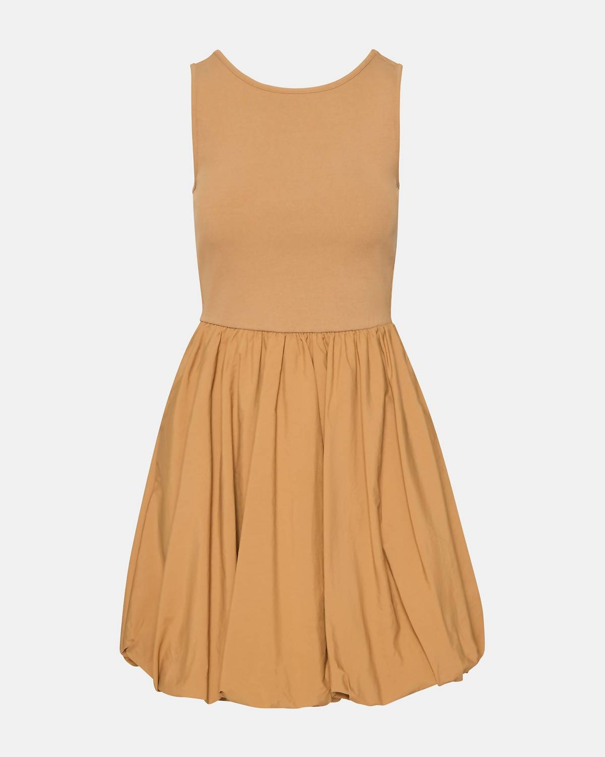 Steve Madden - Palermo Mixed Media Bubble Hem Sleeveless Dress