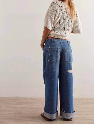 Free People - Palmer Mid-rise Cuffed Jean