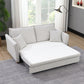 Oren Chenille Sleeper Sectional Sofa With Storage - Gray