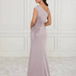 Christina Wu - Illusion Neckline Evening Gown