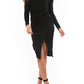 Kendall + Kylie - Knotted Long Sleeve Dress