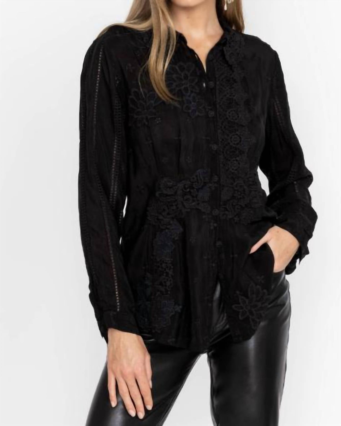 Johnny Was - Celia Applique Shirt