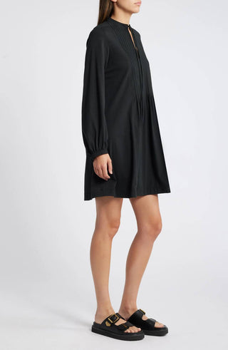 Nation Ltd - Ariana Pintuck Long Sleeve Organic Cotton Dress