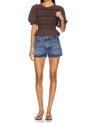 Free People - Maxey Knit Short Sleeve Top