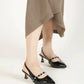 All Black - Women's Tiffany Princess Sling Back Heel