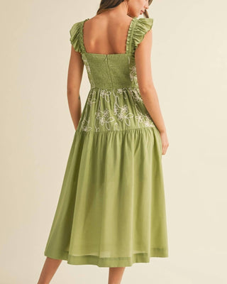 &Merci - Ruffle Sleeve Sundress