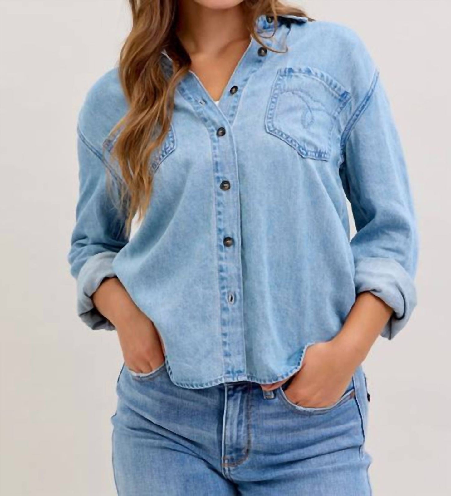 judy-blue-denim-western-styling-shirt