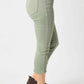 Judy Blue - Mid-Rise Garment Dyed Capri