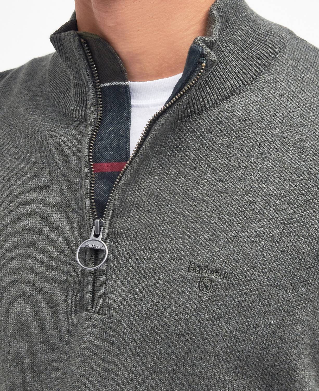 Barbour - Men's Cotton Half Zip Sweater