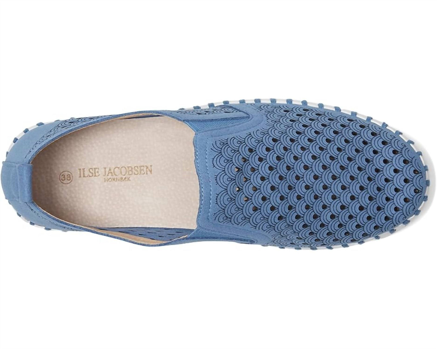 Ilse Jacobsen - Women's Tulip Platform Perforated Tennis Shoe