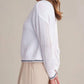 525 America - Woodwind Mixed Knit Crewneck Sweater